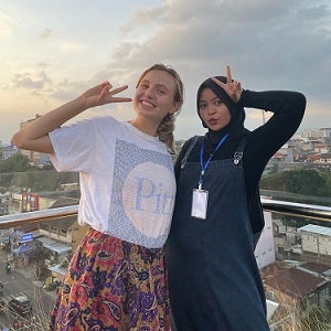 Pitt students on a Global Experiences function