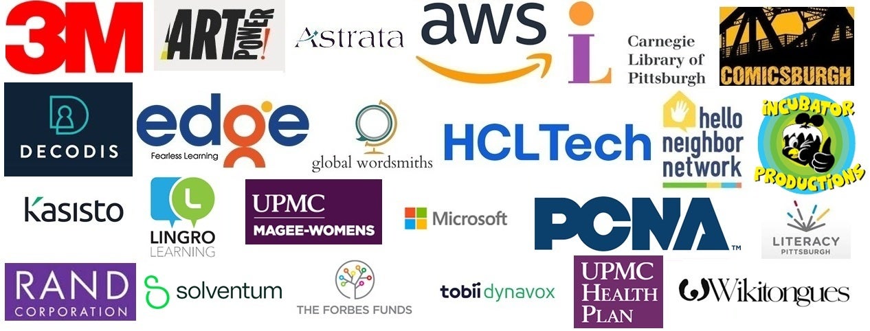 Collage of company logos.