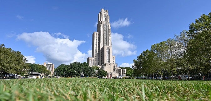 Snapshot of the Cathedral of Learning