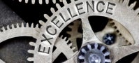 a working gear labeled "excellence" a working gear labeled "excellence"