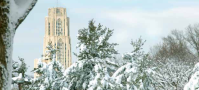 Cathedral of Learning in winter Cathedral of Learning in winter