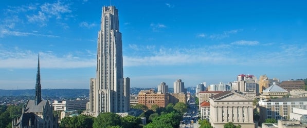 Cathedral of Learning and surrounding area