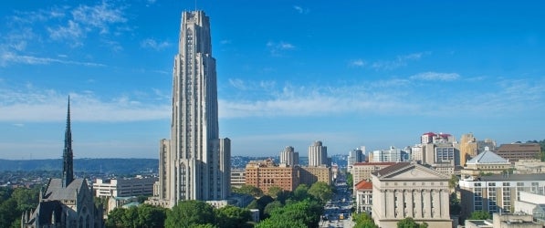 Cathedral of Learning and surrounding area
