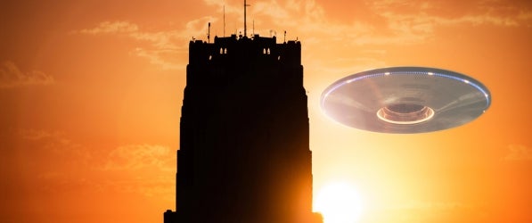 UFO and Cathedral of Learning