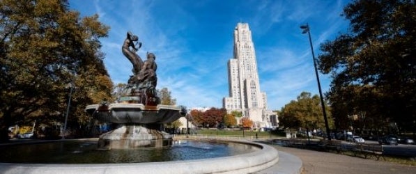 Frick Fountain, Cathedral of Learning Frick Fountain and CL