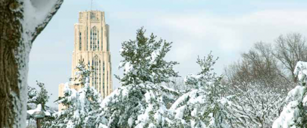 Cathedral of Learning in winter Cathedral of Learning in winter